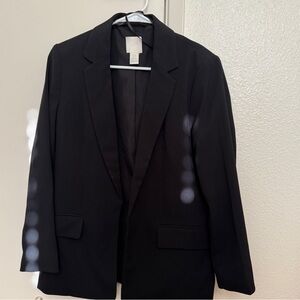 Women’s Black Single-Breasted Blazer - H&M Size Small